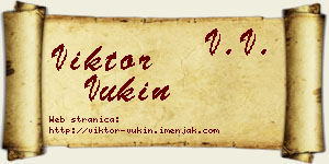 Viktor Vukin vizit kartica